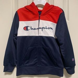 Champion Boys Red, White and Blue Track Jacket size 5